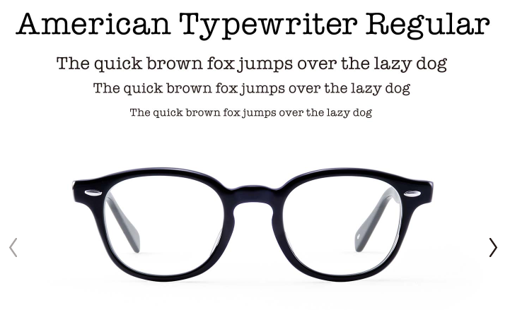 American Typewriters by TYPE.GS